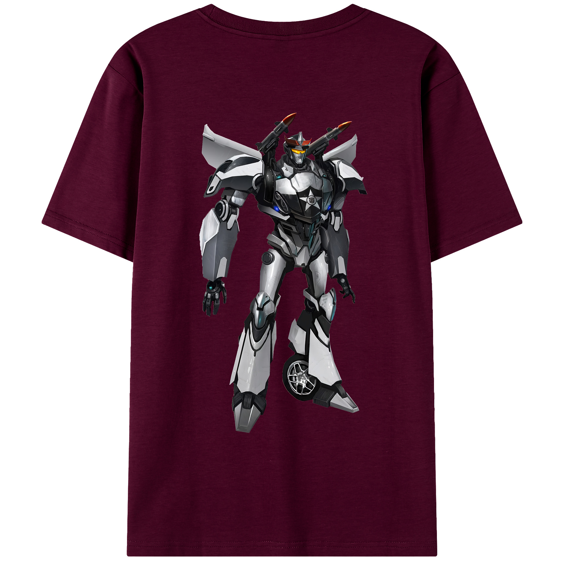（画像用） Transformers トランスフォーマー レディース半袖Tシャツ(バックプリント)